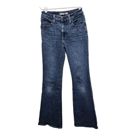 Levi’s 726 High Rise Flare Jeans Medium Wash Size 26 - Picture 1 of 9
